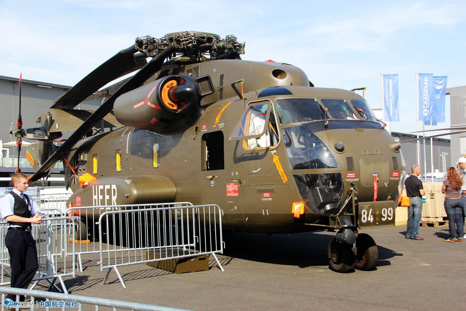 德国陆军CH-53GA重型运输直升机