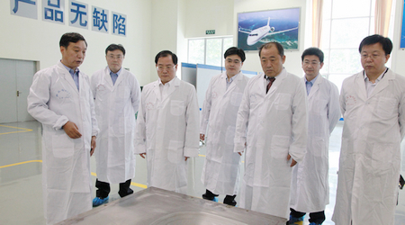 金壮龙到中航工业济南特种结构研究所调研