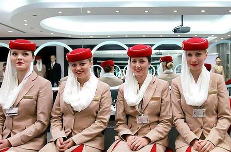 阿联酋航空空姐培训大揭秘