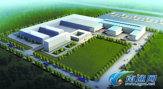 南通空港产业园首家企业华夏航空工程公司投产