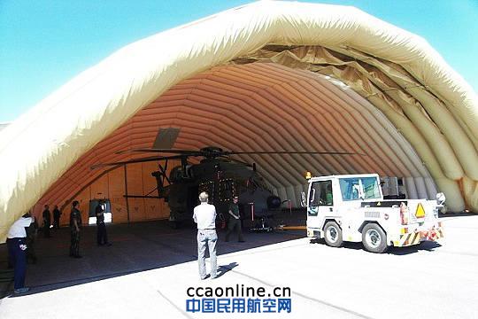 广州江弘航材获英国充气式移动机库中国代理权