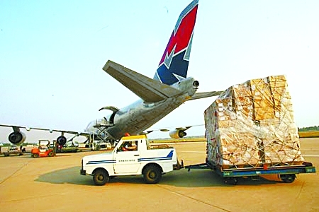 去年郑州机场货运增速居全国千万级机场第一