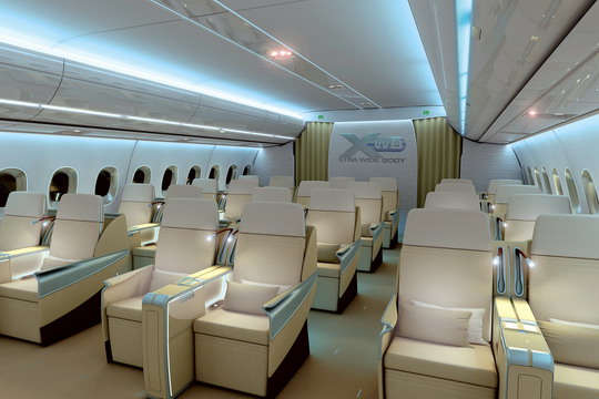 空中客车A350 xwb飞机客舱