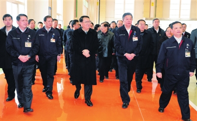 李长春考察中航工业昌飞