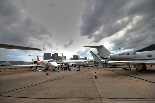2012澳门公务机展在澳门国际机场成功举行