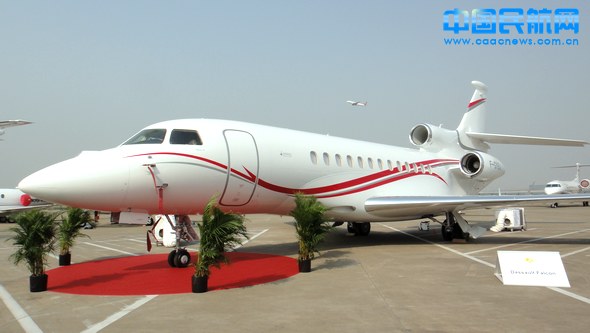 亚洲公务航空展会上各式公务机一览_专题:2012亚洲公务航空会议及展览会_航空产业_中国经济网