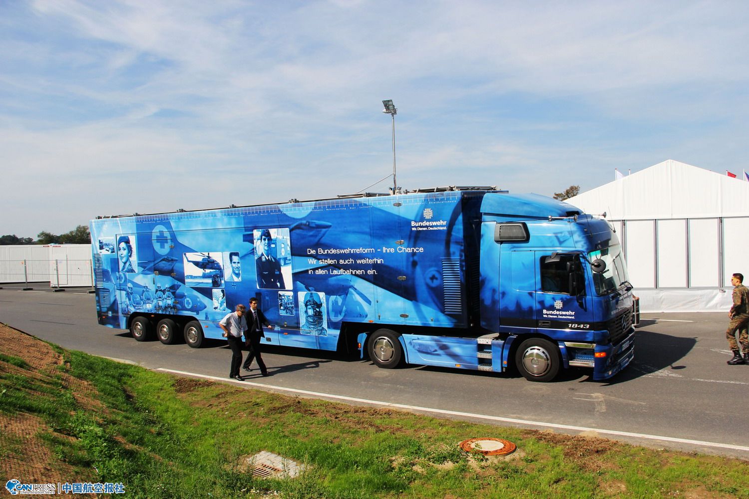 柏林航展静展之德国联邦军宣传车