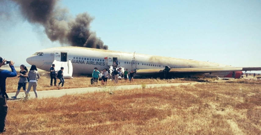 韩亚航空客机失事