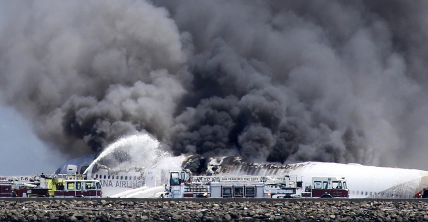 韩亚航空客机失事