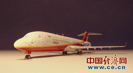 风雪检验ARJ21-700飞机试飞