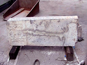 塘沽区大沽地区拆迁过程中发现民国时期石碑(