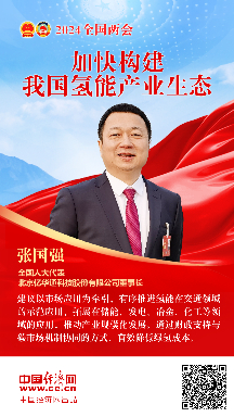 张国强代表：加快构建我国氢能产业生态