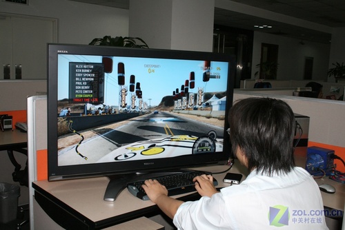 MM玩上瘾?全高清电视体验极品飞车11_购物指
