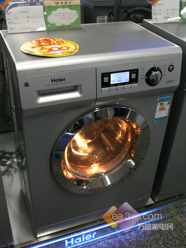 超薄机身!海尔滚筒洗衣机仅售4388元_购物指