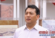 宣传部长赵联涛接受采访
