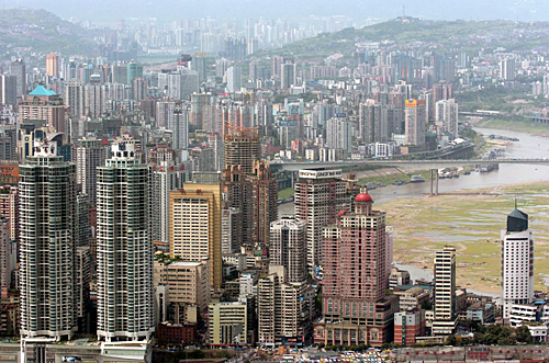 重庆标志性建筑旧貌换新颜(组图)