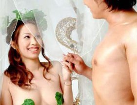 裸体婚纱照