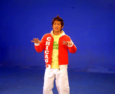 顾海滨新年之际耍功夫