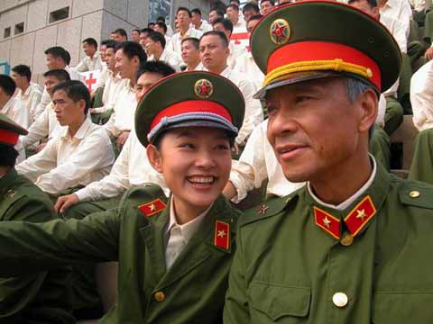 《军人机密》热播 刘蓓畅谈导演老公张黎(组图