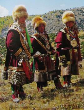 康区男子服饰(康区地区)(图)