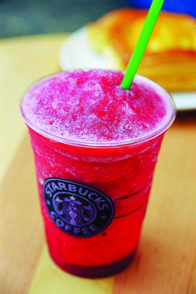 覆盆莓茶星冰乐(图)