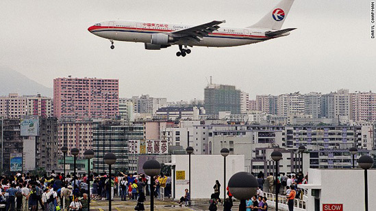 香港启德国际机场的那些难忘瞬间【组图】