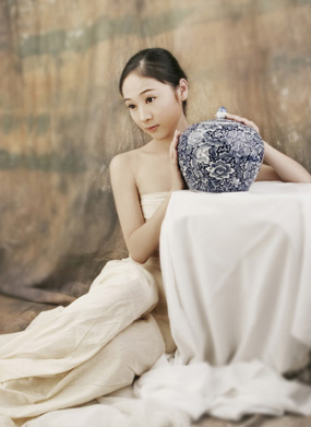 新"黛玉"李旭丹艺术写真(图)