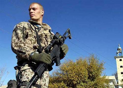 驻阿富汗德军部队士兵