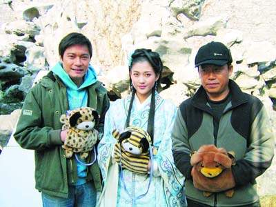 昭君出塞热拍中罗嘉良李彩桦苦练普通话图