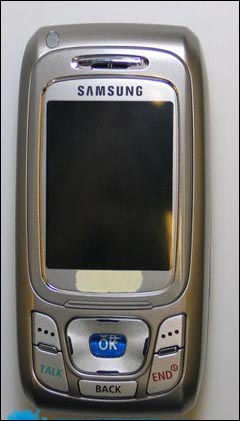 200万像素滑盖三星a800